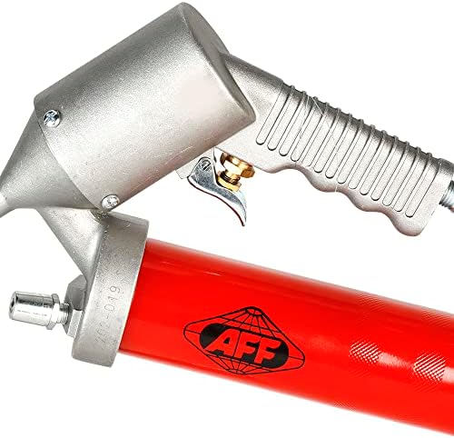 AFF Continuous Flow Heavy Duty Air Powered Grease Gun with Aluminum Head and Pistol Grip, 4800 PSI, 8605