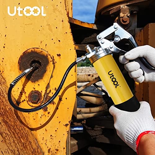 UTOOL 18 Inch Resin Spring Flex Hose, 1 Normal Coupler, 1/8 NPT Threads