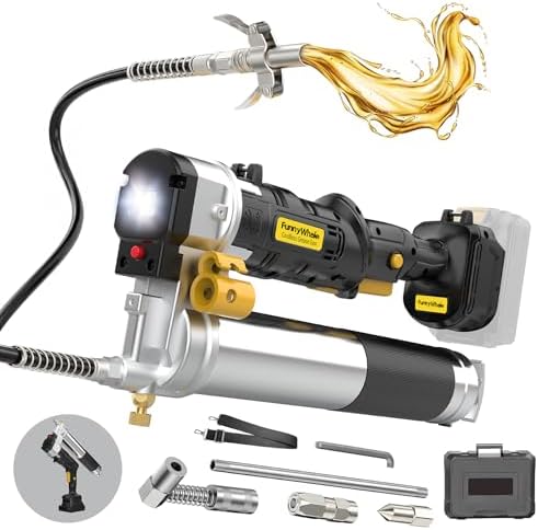 Cordless Grease Gun Compatible with DeWalt 20V MAX Battery(No Battery)