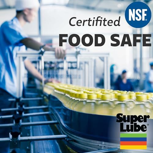 Super Lube Multi-Purpose Synthetic Oil w/Syncolon - Waterproof - NSF Rated - Industrial Grade - 3D Printer, Tool & Maintenance Use - Translucent White - Bottle - 4 oz (51004) (Pack of 2)