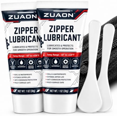 2oz Zipper Lubricant Metal Plastic Nylon Zippers Marine Zipper Lube