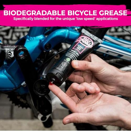 Muc-Off Bio Grease 150g (Pack of 2) with Microfiber Cloth | Premium Bike Grease for Bearings, Threads & Moving Parts | Reduces Friction, Prevents Corrosion & Water Ingress