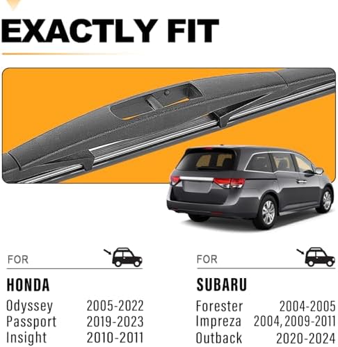 AUTOBOO 16" Rear Wiper Blade Replacement for Honda Odyssey Passport Outback