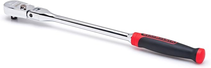 GEARWRENCH 3/8" 120XP Flex Head Teardrop Ratchet with Dual Material Handle, 13-1/2" - 81210P
