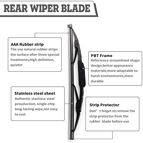 Rear Wiper Arm Blade for Kia Sportage 2005-10,Hyundai Tucson 2004-09