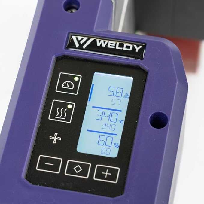 Weldy Professional 110V 1600W Hot Blast Torch Heat Welding Gun Welder Pistol Tool Hot Air Gun PVC Flooring Welding Tool Kit (Roof40)