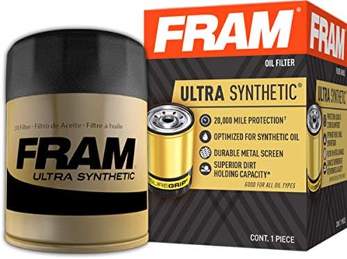 FRAM Synthetic XG9688P 20K Mile Change Automotive Replacement Engine Oil Filter for Synthetic Oil Changes, Premium Vehicle Engine Protection Oil Filter for Select Vehicle Model Years