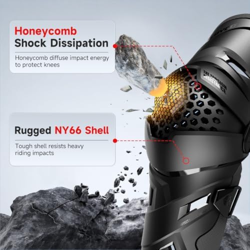 Scoyco Motorcycle Knee and Elbow Pads CE Level 2 Impact Resistant Flexible
