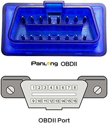 Panlong OBD2 Scanner Bluetooth OBDII Diagnostic Tool Car Code Reader Turn Off Check Engine Light Support Android