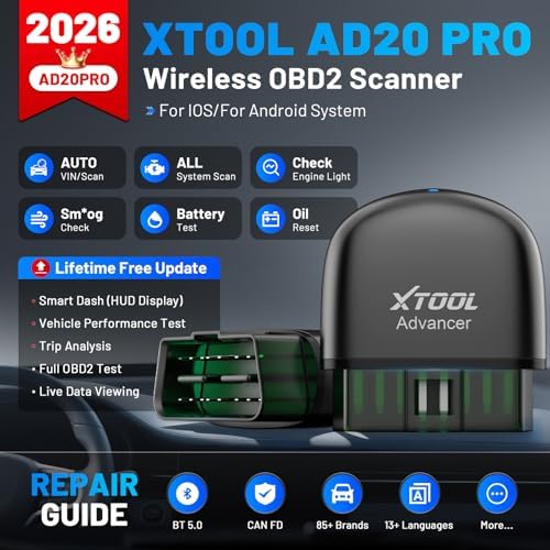 XTOOL AD20 Pro OBD2 Scanner - Full System Car Diagnostic Scan Tool
