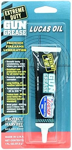 Lucas Extreme Duty 4oz Bore Solvent, Gun Oil, CLP & 1oz Needle Oiler, Grease Tube