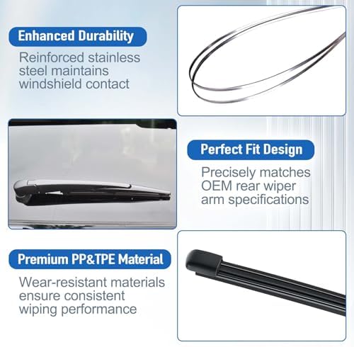 12" Rear Wiper blade for Mercedes-Benz GLA 250 4MATIC 35 2021-2026