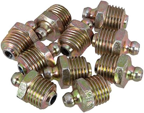 Performance Tool W54258 1/4 in. NPT Straight Grease Fitting, 10 Pack