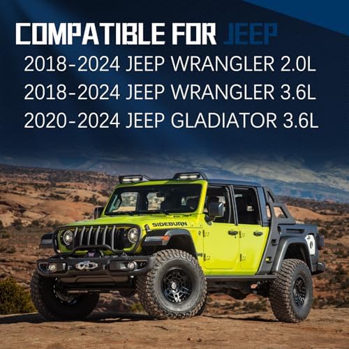 Engine Air Filter Compatible With 2018-2024 Jeep Wrangler 2.0L/3.6L 2020-2024 Jeep Gladiator 3.6L 68257030AA 68257030aa