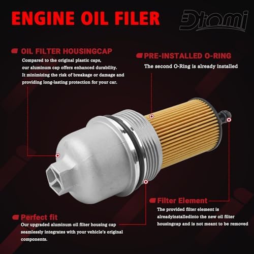 Aluminum Oil Filter Housing Cap for Jeep Chrysler Dodge Ram 917-190