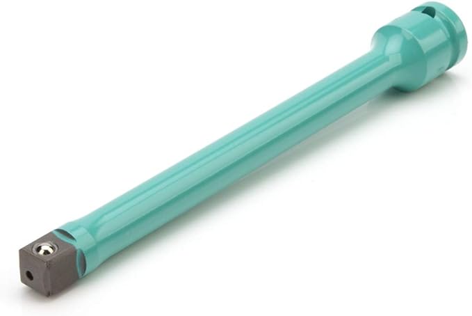 Steelman 1/2-Inch Drive 140 ft-lb Torque Extension for Impact Wrench, 8-inch Extension, Corrosion-Resistant Powder-Coated Steel, Aqua