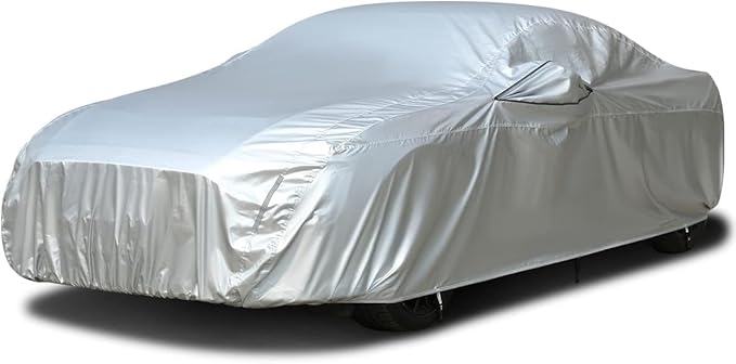 Tecoom Car Cover Windproof for All Weather, Fit for Mazda MX-5, Alpine A110, Audi TT Coupe, Toyota GR86, Subaru BRZ, Nissan 370Z, Porsche 718, BMW Z4 etc, 167-172" Length Coupe/Convertible/Sport Car