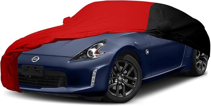 Indoor Car Cover Replace for 2009-2025 Nissan 370Z, Luxurious Stretch Satin Custom-fit Indoor Car Cover for Dust-Proof, Underground Garage, Car Show (370Z)
