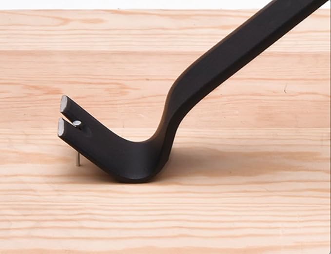 Edward Tools 15-Inch Flat Utility Pry Bar - Nail Puller/Chisel Ends - Perfect tool for Prying, Scraping, Lifting, Pulling - Extra Strength Carbon Steel - Leverage Design - Rust Proof Finish