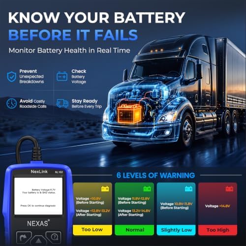 NEXAS NL102 Heavy Duty Truck Diagnostic Scanner for Diesel Trucks