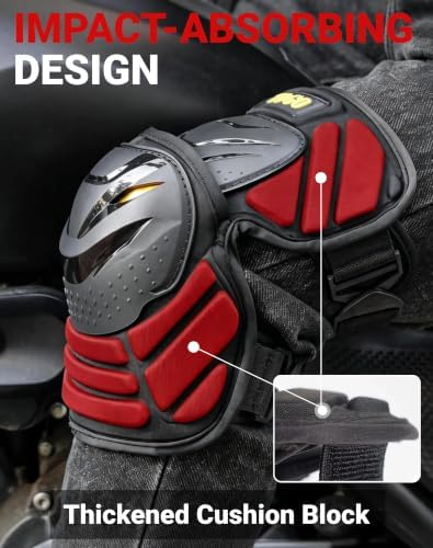 Winter Motorcycle Knee Pads Fleece-Lined Shin Guards Knee Armor