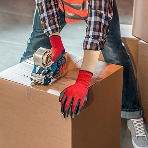 Evridwear Nitrile Coated Work Gloves for Men & Women