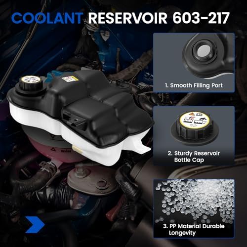 603-217 Engine Coolant Reservoir Tank for Ford 6.0L Diesel 03-07