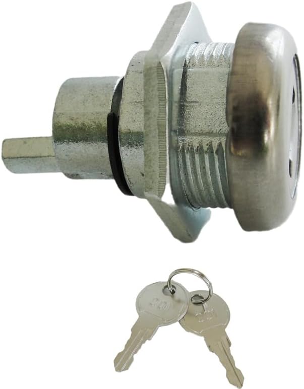 2 Pack Tool Box Locks with Keys - Replacement for Flush Mounted T Handle Tool Box - Secure and Convenient - Fits Ute - 5/8 Inch Lock Cylinder - Durable and Reliable - Easy Installation
