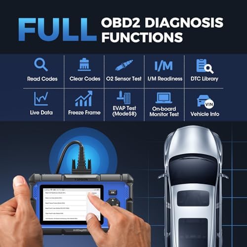 TOPDON AD600S OBD2 Scanner, Engine ABS SRS Transmission Diagnostic Tool