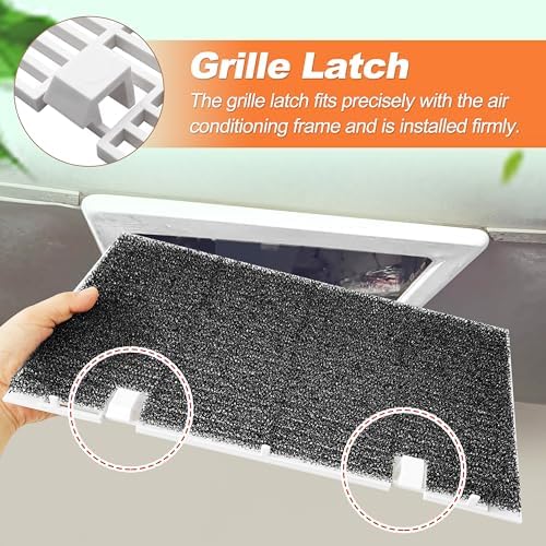 RV A/C Ducted Air Grille Replacement for Dometic 3104928.019 and Duo-Therm RV Air Conditioner Grille (Pack of 2)