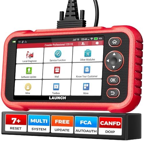 LAUNCH OBD2 Scanner CRP123I V3.0 Elite,7 Resets Car Scanner,Lifetime Update