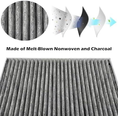 Cabin and Engine Air Filter Set Fits for Sportage Hybrid 2023-2025 2026, Sorento Hybrid, Santa Fe Hybrid 2021-2026, Tucson Hybrid 2022-2026, Sonata Hybrid 2020-2026, 97133L1000, 28113-L5100