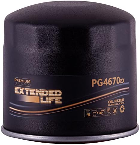Premium Guard Extended Life Oil Filter up to 10k Miles PG4670EX | Fits 2009-2024 Nissan NP300, 2003-2007 Dodge Ram 1500, Ram 2500, 2001-2008 Chrysler Sebring, 2005-2007 300 (Pack of 2)
