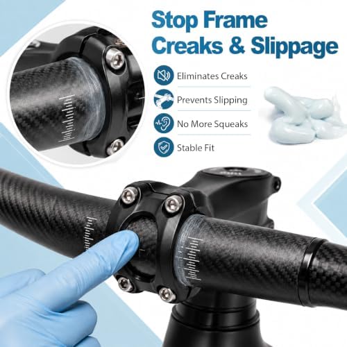 BTAS Bike Carbon Fiber Assembly Compound, Anti‑Slip & Anti‑Creak 4oz