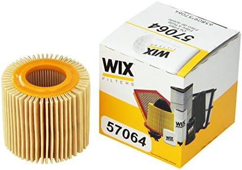 WIX 57064 Oil Filter Replacement, Built for Synthetic and High Mileage Oil - Compatible with Various Scion, Toyota, Lexus (08-19), Pontiac Vibe (09-10)