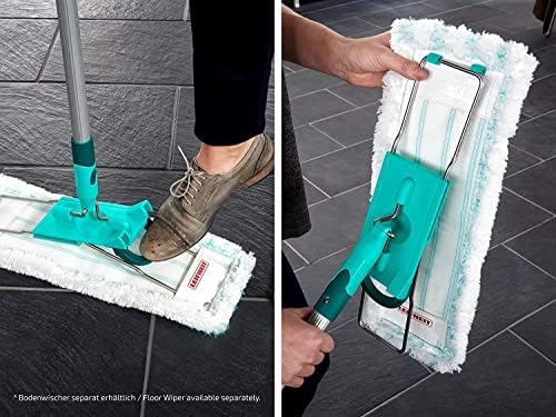 Leifheit Crescent-Shaped Profi Micro Duo Collect Floor Wiper, Fast and Thoroughly, 55128