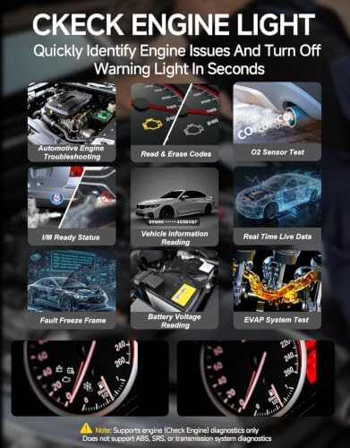 V410 OBD2 Scanner Fault Code Reader, Car Scanner Diagnostic Tool