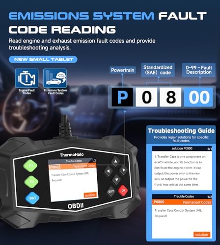 Professional OBD2 Scanner Car Diagnostic Tool, OBDII EOBD Code Reader obd2
