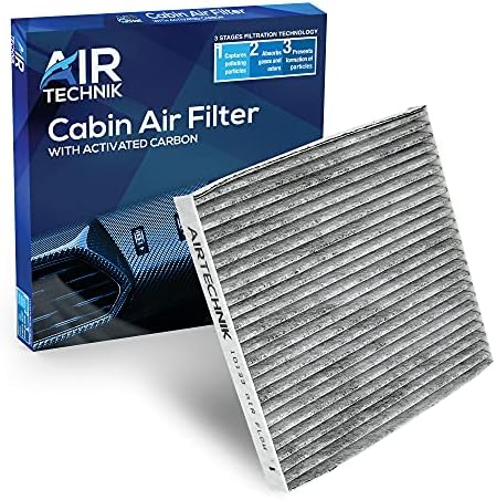 AirTechnik CF10133 Cabin Air Filter w/Activated Carbon | Fits Toyota Corolla 2002-2008, Martrix 2003-2008 - 88568-02020