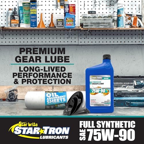 STAR BRITE Synthetic 75W90 Gear LUBE, Marine-Grade, API GL-5 Certified