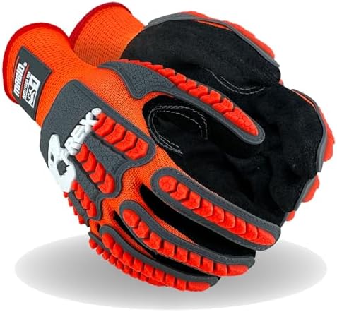 MAGID T-REX TRX400 Impact Gloves, Sandy Nitrile, 144 Pairs