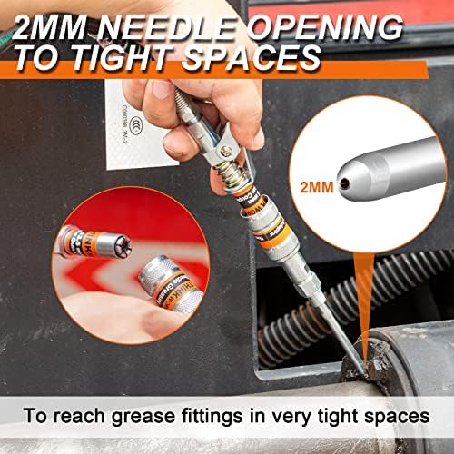 THINKWORK 12000PSI Quick Release Grease Gun Coupler