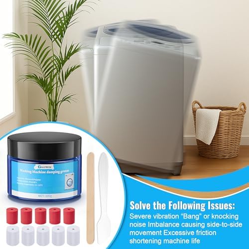 3.5 oz (100g) Washing Machine Damping Grease with 20 Foam Inserts