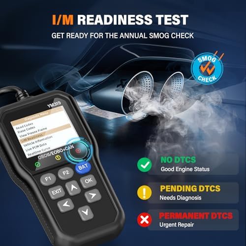 BluSon YM319 OBD2 Scanner Diagnostic Tool with Battery Tester, Scan Tool