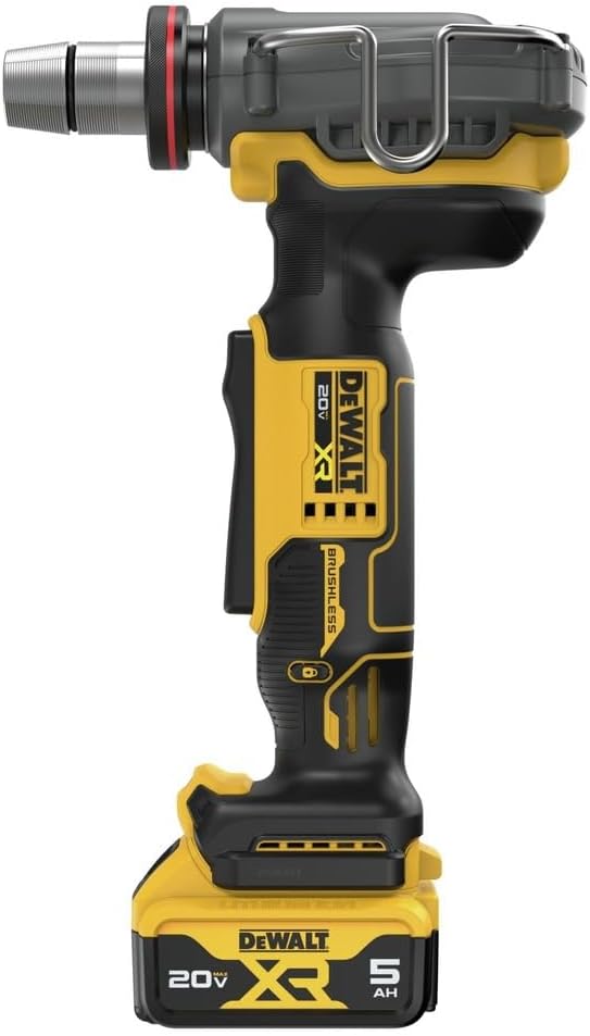 DEWALT 20V MAX XR PEX Expander Tool Kit with 1", 1-1/4", and 1-1/2" Expansion Heads, Battery and Charger Included (DCE410P1)