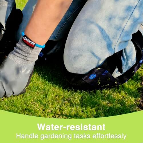 5 Pack Garden Knee Pads for Women, Foam Padding Work Kneepads, Blue Flower