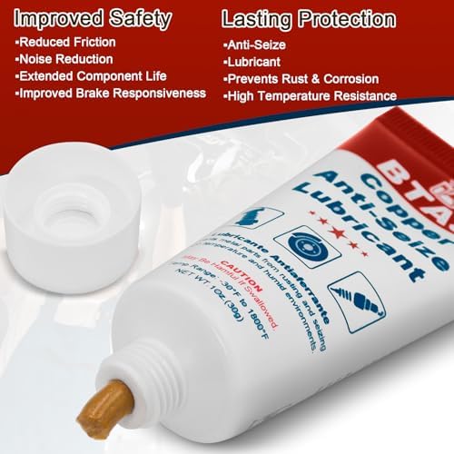 BTAS Copper Anti Seize Thread Lubricant High Temp Never Seize Grease 1 Oz