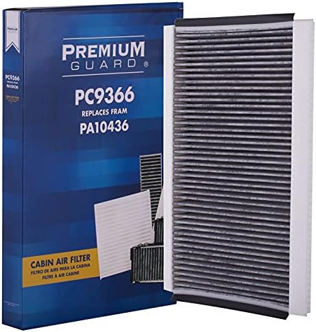 PG PC9366 Activated Charcoal Cabin Air Filter | Fits 2010-2018 Mercedes-Benz Sprinter 2500, Sprinter 3500, Roadtrek RS Adventurous, Leisure Travel Unity 3.0L