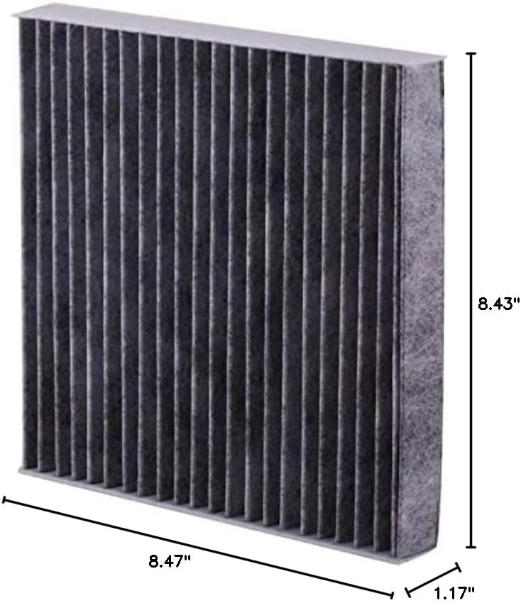 PG PC4021C Activated Charcoal Cabin Air Filter | Fits 2011-2013 INFINITI M37 3.7L, M56 5.6L; 2014-2019 Q70 3.7L, 5.6L; 2012-2013 M35h 3.5L; 2014-2018 Q70 3.5L