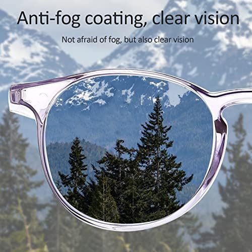 2 Pairs Anti Fog Safety Goggles Protective Glasses Blue Light Blocking Eyeglasses for Men Women